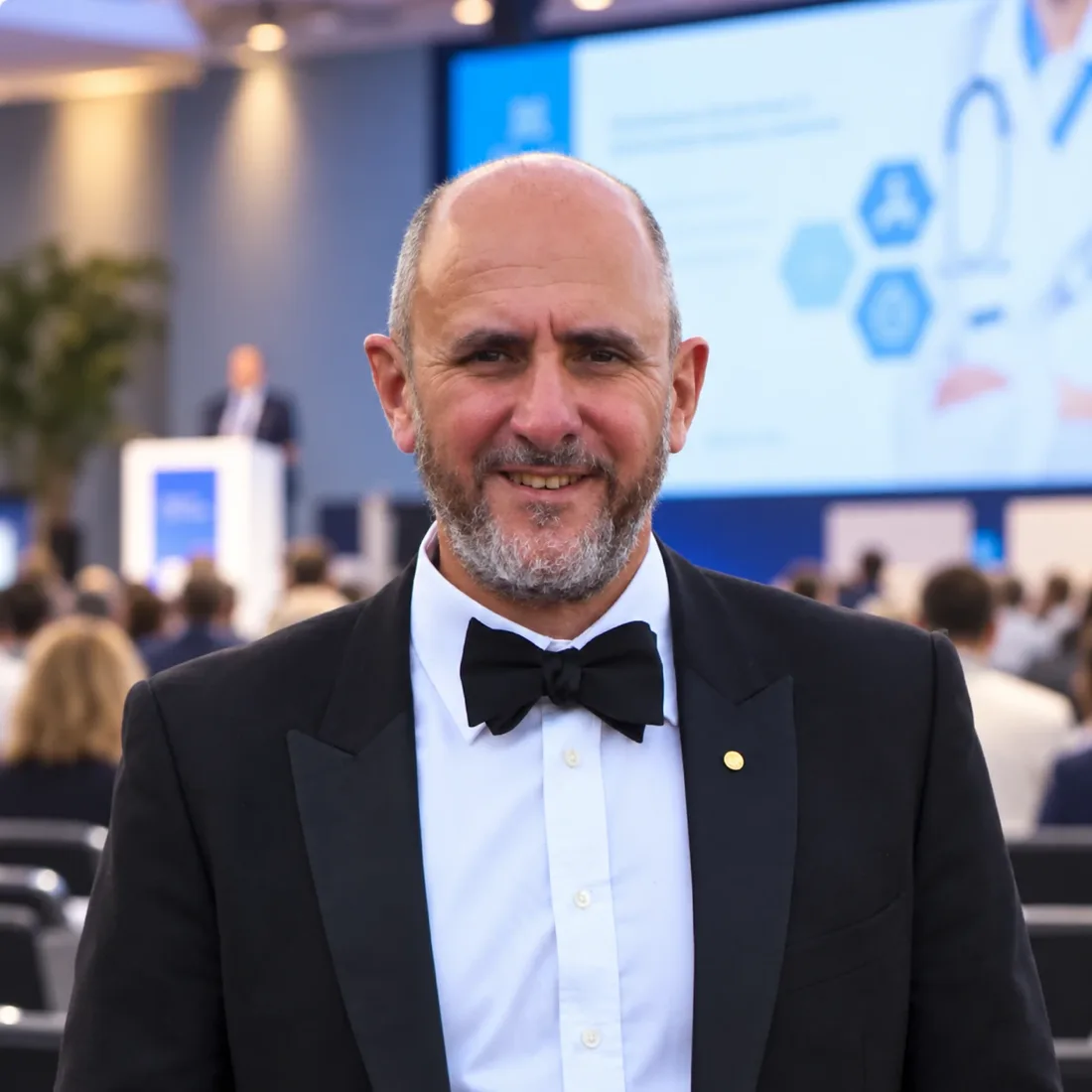 Il Dott. Salvatore Russo a un evento congressuale